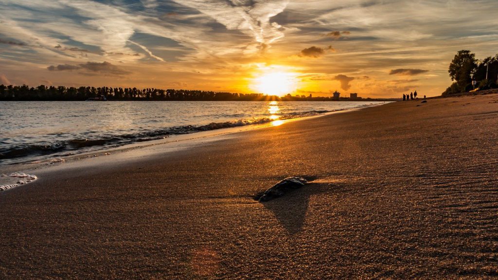 beach, hamburg, elbe